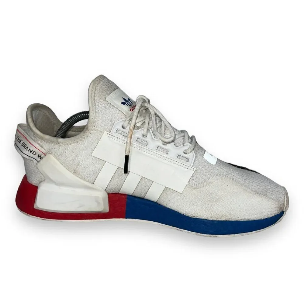 Adidas NMD_R1 V2 'White‎ Lush Red Blue' FX4148 Men's 11